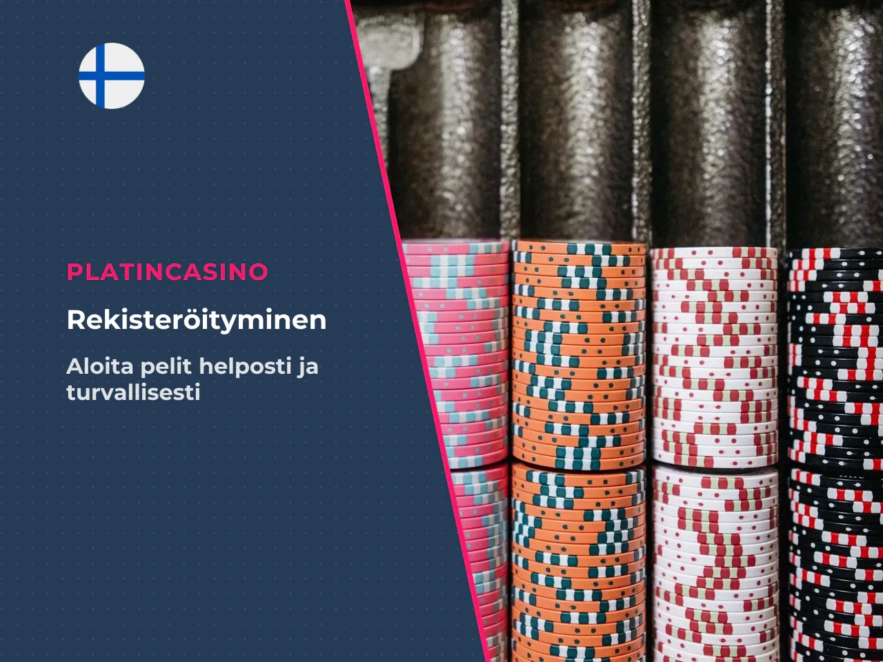 Rekisteröityminen ja Balloonin käynnistäminen kasinolla. Pelin