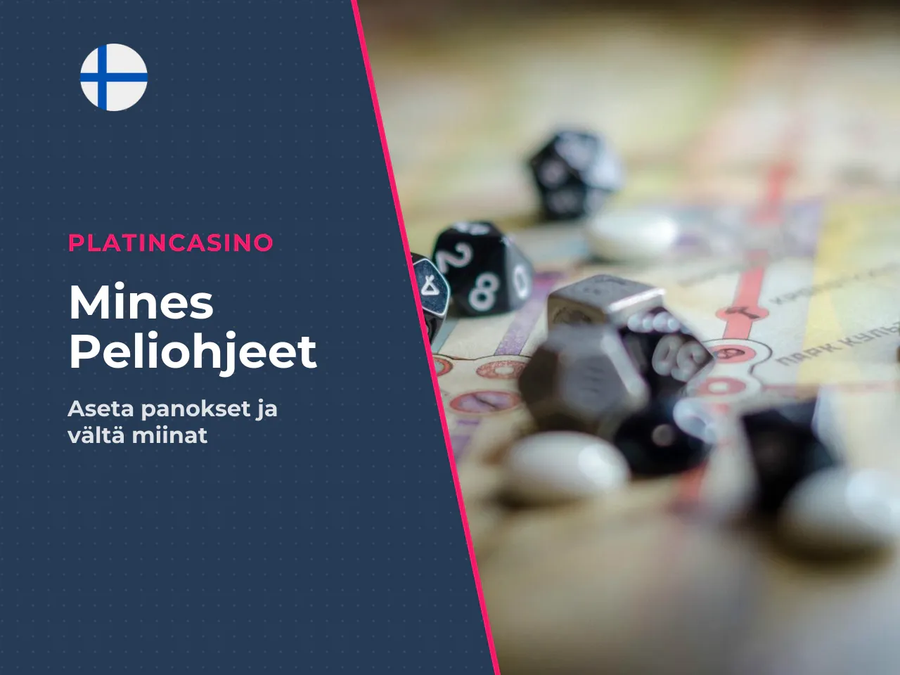 Aseta panos ja valitse miinojen määrä