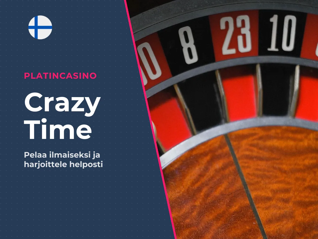 Crazy Time demo mobiililaitteella. Crazy Time