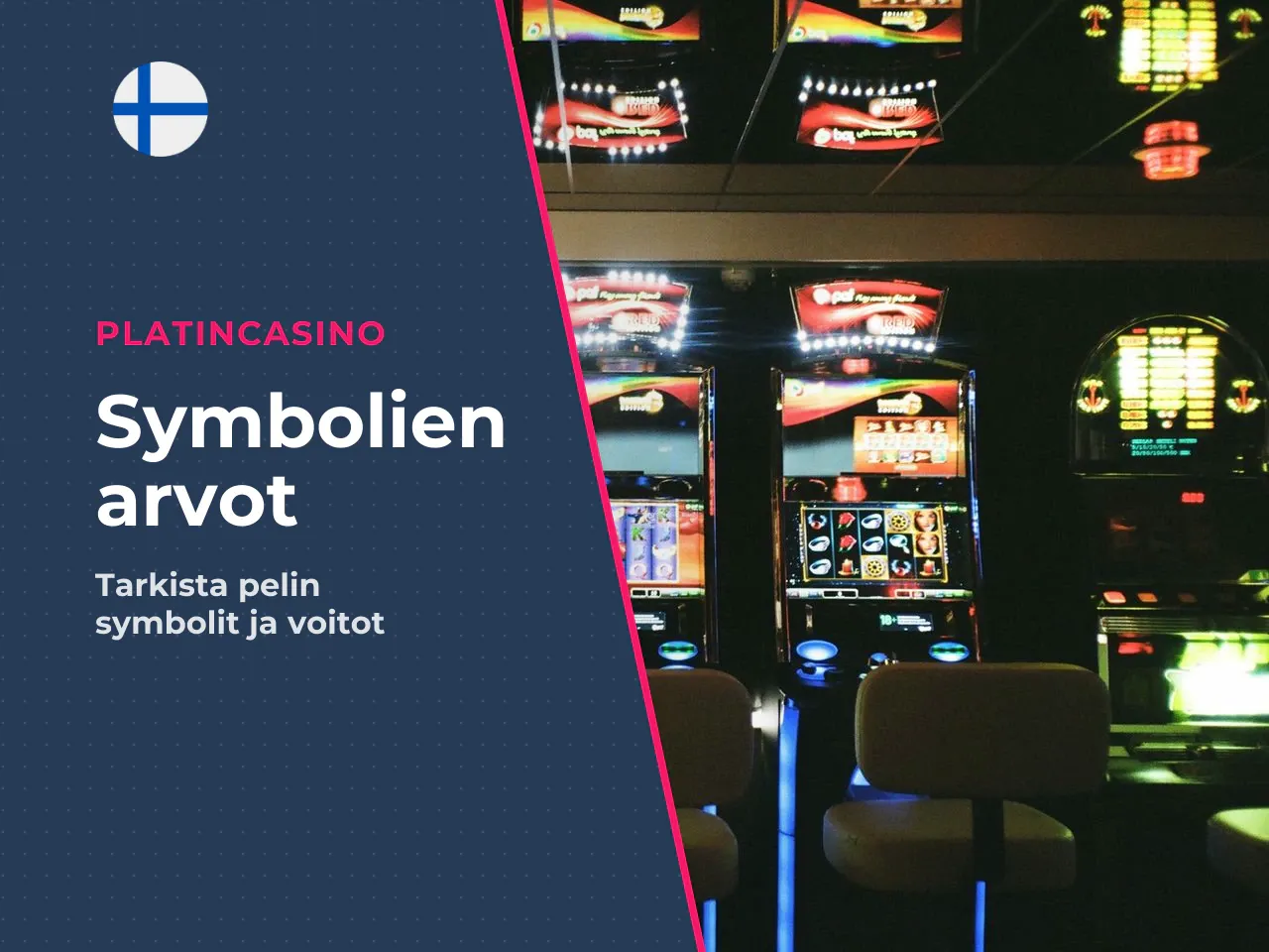 Voittotaulukko ja symbolien arvot. Pelin symbolit