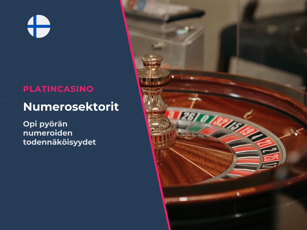 Numeeriset sektorit ja kertoimet pyörässä. Suurin