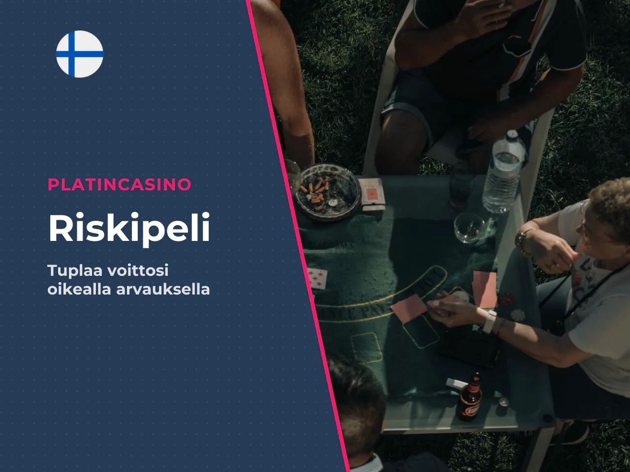 Gamble-toiminto eli riskipeli. Peruspelin voiton jälkeen