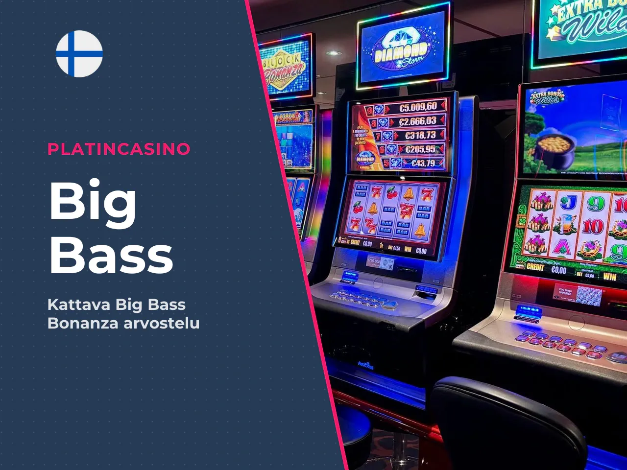Big Bass Bonanza oikea raha -pelaaminen