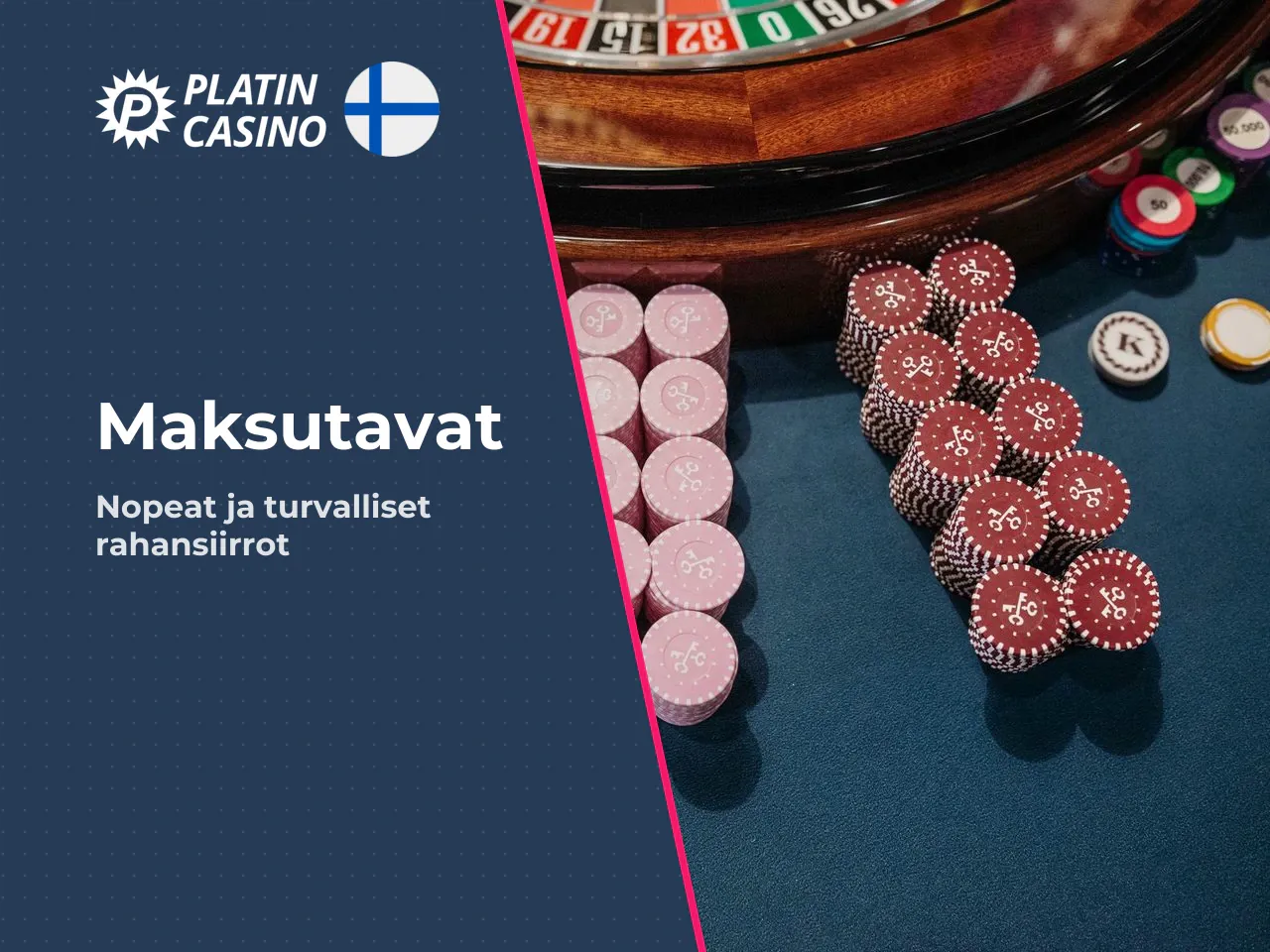 Talletusmenetelmät ja minimum deposit. Tallettaminen onnistuu